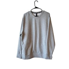 Gaiam Men’s Light Heather Gray Sportswear Outdoor Crewneck Sweatshirt Size XL
