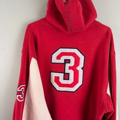 Y2K Outkast Clothing Sweatshirt Hoodie Red White Rap Hip Hop Mens Sz XL Logo