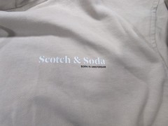 Scotch & Soda Organic Cotton Born in Amsterdam Hoodie Cream Beige