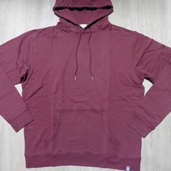 PETER MILLAR Mens M MEDIUM LAVA WASH HOODIE CLARET RED PULLOVER SWEATSHIRT