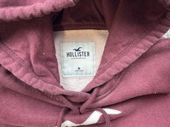 Hollister Hoodie Teens Medium Pink Ombre Fleece Pullover California Logo