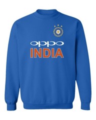 Cricket India Jersey Style Virat 18 Unisex Crewneck Sweater
