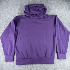 Adidas Mens Feelcozy HD Hoodie Aurora Plum Black JX5661 Sweatshirt L