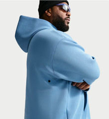 Nike Tech Men’s Fleece Full-Zip Hoodie Work Blue Mens IF1319-486