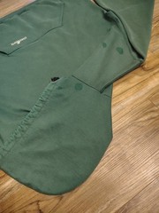 VTG Carhartt K132 HTG Green Hoodie Heavyweight Sweatshirt Pocket Logo 2XL Y2K