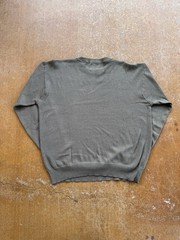 VTG The GAP Rayon Cotton Blend Crewneck Sweater Preppy Collegiate Olive Green (S