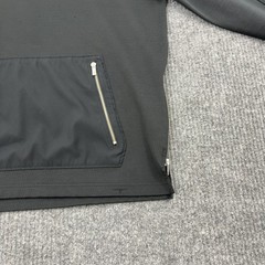 Under Armour Sweatshirt Mens LG Black Polyester Side Zip Pocket Athletic Style