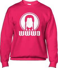 WWWD Halloween Goth Funny Horror Supernatural Comedy Horror Fan Mens Sweatshirt