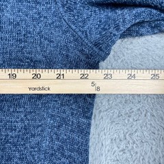 Quiksilver Keller Hood Hoodie Mens Large Blue Marl Fleece Pullover Sweatshirt
