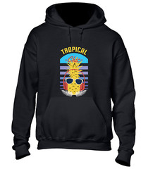 TROPICAL CHIC HOODY HOODIE FUNNY JOKE SUMMER CASUAL HOLIDAY CLOTHING TOP