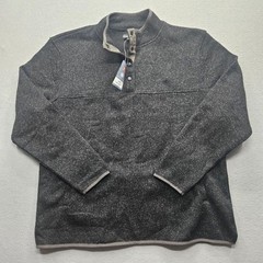 Royal Class Men size Extra Large Charcoal Gray Marled Top Long Sleeve