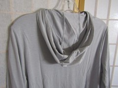 NWT HUK Waypoint Lt Gray Hoodie Rayon/Poly Blend Lightweight Shirt Men’s S
