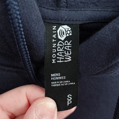 Mountain Hardwear x Tim Lahan Hoodie SZ S Organic Cotton Sustainable Utility