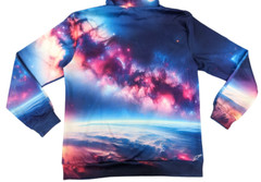 AMIALA Galaxy Universe Art Hooded Sweatshirt, 3D Unisex Hoodies S M L XL 2XL