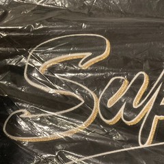 New Supreme Brush Script Crewneck Sweatshirt Sweater Top Fall Winter 2016 Size L