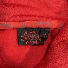 Powerhouse Gym Official Graphic Hoodie Sweatshirt 100% Polyester Red NWT Mens M
