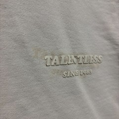 TALENTLESS Mens Large White “Since 1983” Puff Print Heavyweight Hoodie Pullover