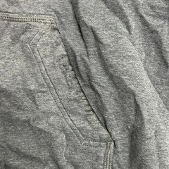 Nike Hoodie Mens Size XXL Gray Spellout Pullover Cotton Blend Distressed Street