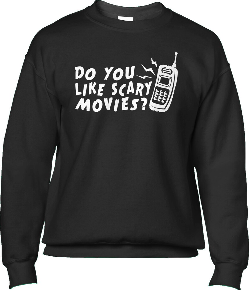 Scary Movies Halloween Costume Party Funny Scream Horror Humor Mens Sweatshirt