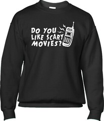 Scary Movies Halloween Costume Party Funny Scream Horror Humor Mens Sweatshirt