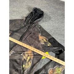 Mossy Oak Break-Up Eclipse Camo Full Zip Hoodie Mens Performance Jacket Black M