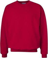 Hanes – Ultimate Cotton Crewneck Sweatshirt – F260 Deep Red – M