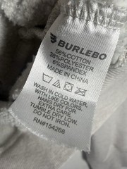 Burlebo Whitetail Deer Fleece Pullover Hoodie Heather Oatmeal Men’s Size Medium