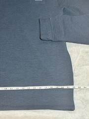 Quiksilver Mens Textured Pullover Sweater Hoodie New – Size L – Blue color