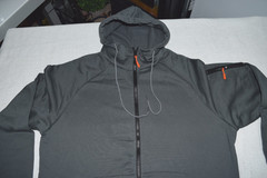 TACTICAL SWEATSHIRT MEN’S FULL ZIP HOODIE LONG SLEEVE JACKET W/ POCKET SZ XXL