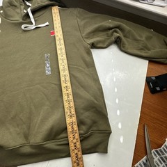 HIP MNL Pullover Hoodie Fleece Mens Sweatshirt Olive Green Sz- M NWT #1963
