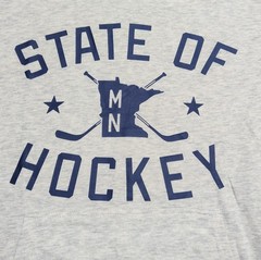 NEW Men’s NHL State Of Hockey Minnesota Hoodie Hooded Classic Fit Sweatshirt