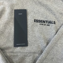 Essentials Fear of God Dark Oatmeal Pullover Hoodie Size S