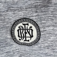 OBEY Propaganda Hoodie Mens L Gray 100% Cotton Full Zip Logo Patch Streetwear