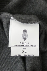 Premium Mood Denim Superior Sweatshirt Grey Soft Fleece Lined Italy Designer XL