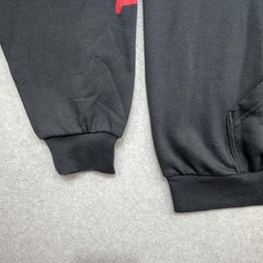 Marmot Hoodie Mens XL Black Full Zip Fleece Pocket Logo Marmot Mountain Works