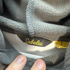 Cabelas Sweatshirt Adult Large White Gray Camouflage Hoodie True Timber Camo