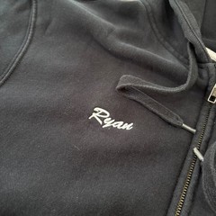 Sport-Tek Mens Underwood Family Farms Full Zip Hoodie Black Ryan Large F282