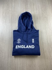 ENGLAND CRICKET 2019 WORLD CUP WINNERS Hoodie Navy Blue Pullover Size XL