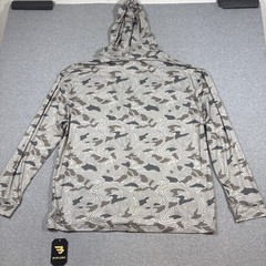 NWT Burlebo Hoodie Men Sz 2XL Topo Desert Camo Performance Stretch Pullover