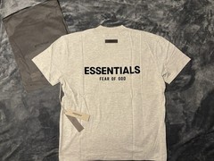 NWT Fear of God Essentials Light Oatmeal T-Shirt Size XS 100% Authentic✅