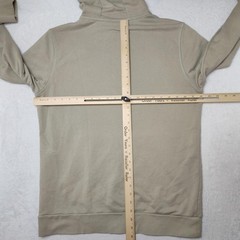 Jack Wolfskin Hoodie Mens Large Beige Pullover Hooded Pockets Lined Graphic