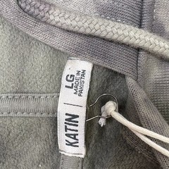 KATIN Hoodie Men’s NEW Size L Tie Dye Heavyweight Pullover Pocket Green Gray