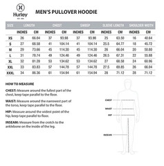 Hurley Men’s Regular Fit Ultra Soft Fleece Pullover Hoodie