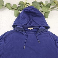 Burberry Brit Men’s Dark Blue Purple Pullover Hoodie Size 2XL 100% Cotton