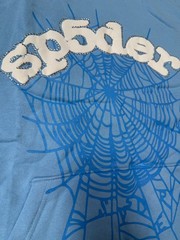 *BRAND NEW* Spider Worldwide Sky Blue Web Hoodie – Ready To Ship🚚💨 (Size L)