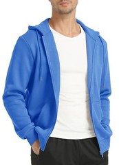 Men’s Sweat Jacket Full Zip Hoodies Spring Casual Lightweight Warm Sweatshirts