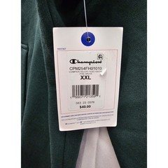 Champion Holiday Plaid Hoodie Pine Grove Green Sweatshirt XXL CPM254FH01010