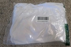 Men’s White Hoodie Medium Fleece Pullover Athletic Gym Sweatshirt