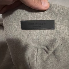 Fear of God Essentials Hoodie Dark Oatmeal Size Large (SS22)