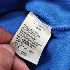Under Armour Sleeveless Hoodie Men Medium Blue UA Icon Fleece Cotton Blend NEW